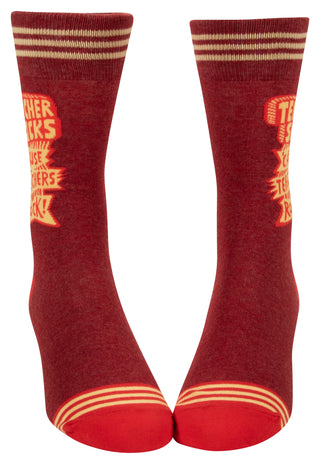 Teachers Socks 'Cause Teachers Rock! Men's Socks