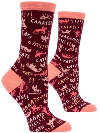 Cats! W-Crew Socks