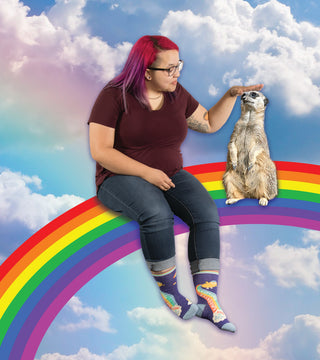 Shitting Rainbows Kind of Day W-Crew Socks