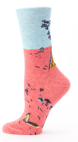 I Heard You and I Don't Care W-Crew Socks