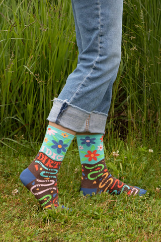 I Dig Dirt W-Crew Socks