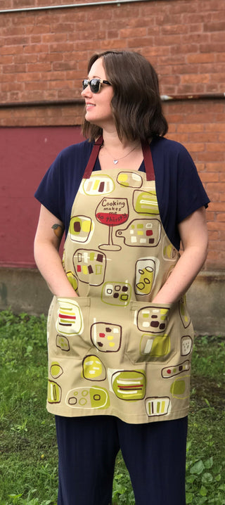 Cooking Makes Me So Thirsty Apron