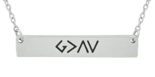 God is Greater Pendant Necklace