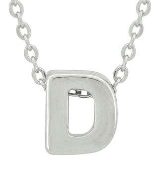 D Pendant Necklace
