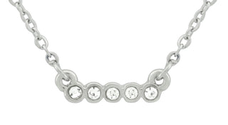 Horizontal CZ Necklace