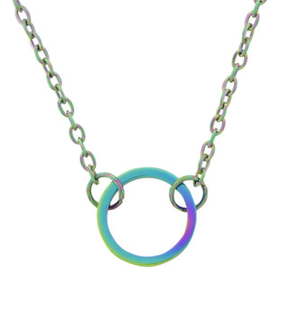 Circle - Rainbow plated